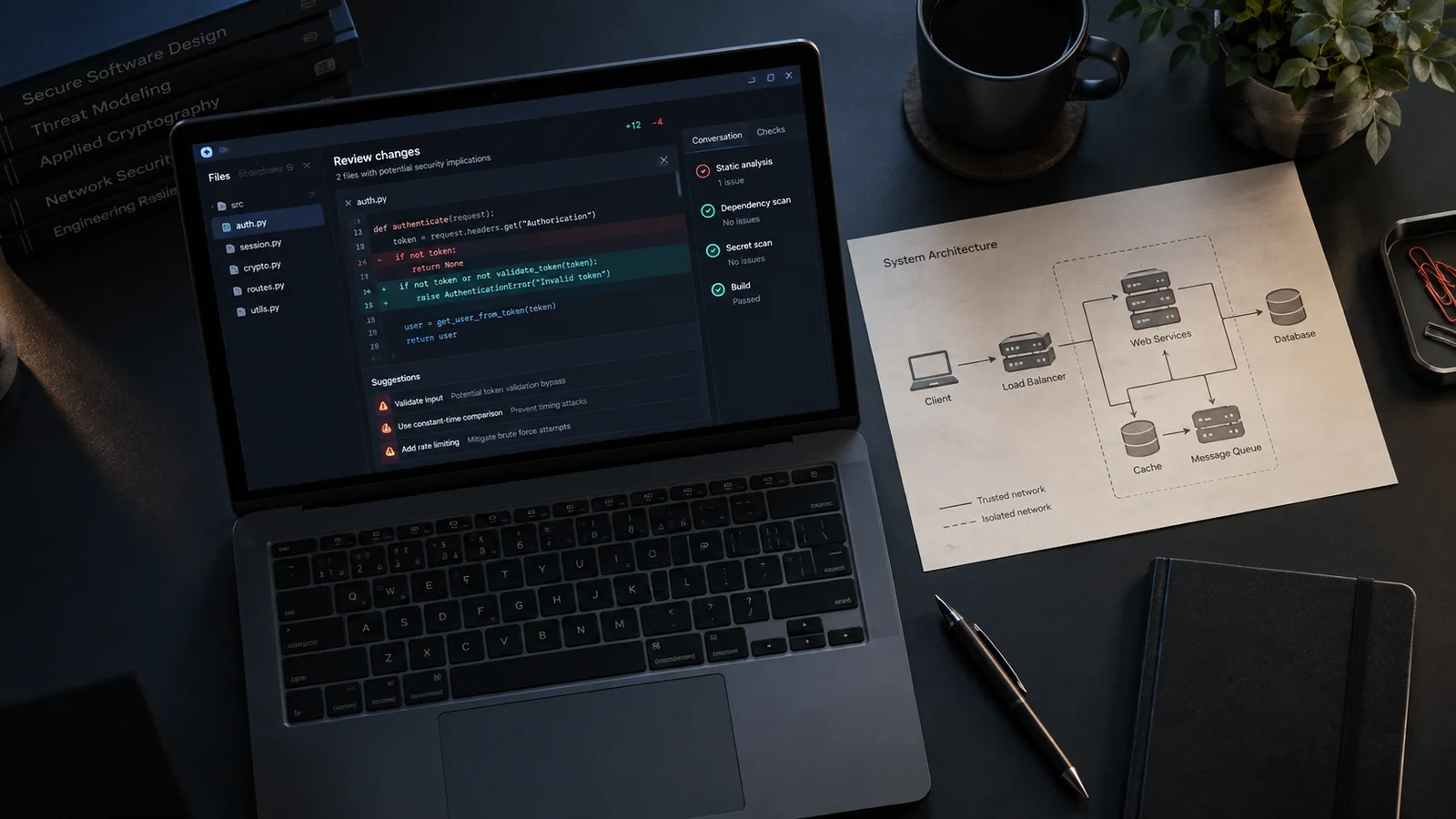 AI & System Security environment illustration